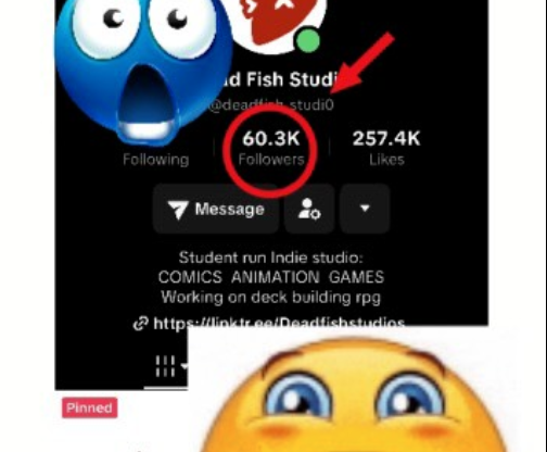 60k on tiktok in 3 days is crazy!!